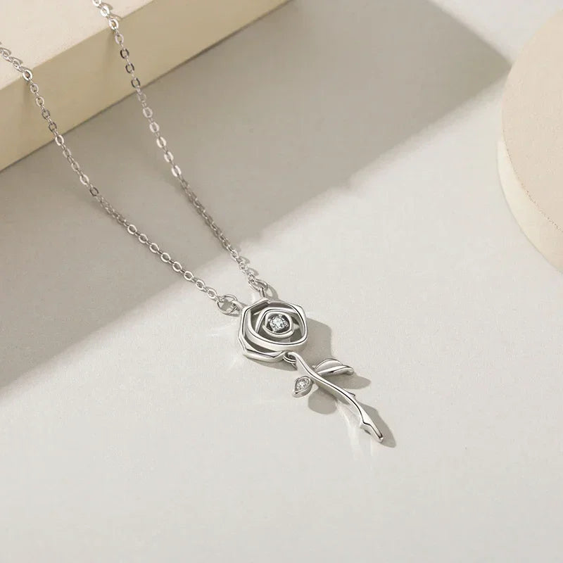 Eternal Rose Pendant Necklace - TM & Co. Jewels