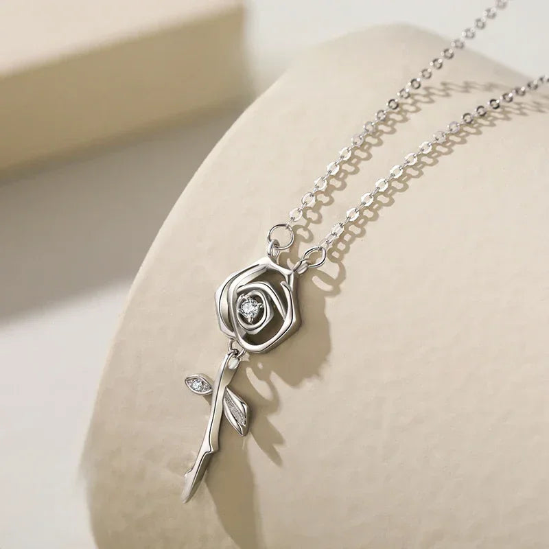 Eternal Rose Pendant Necklace - TM & Co. Jewels