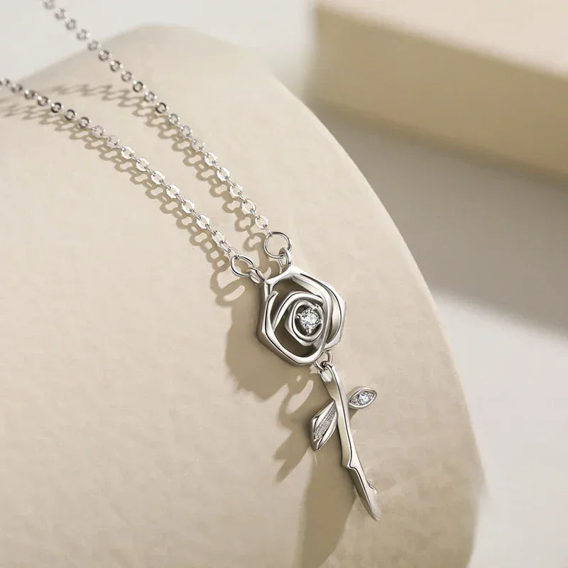 Eternal Rose Pendant Necklace - TM & Co. Jewels