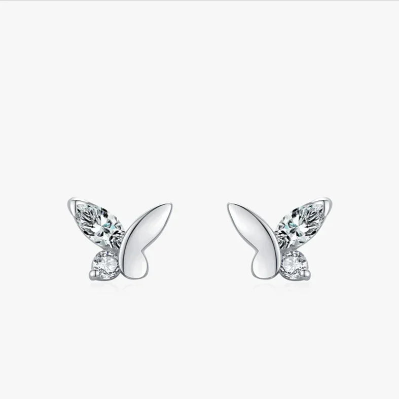 Butterfly Whispers Stud Earrings - TM & Co. Jewels
