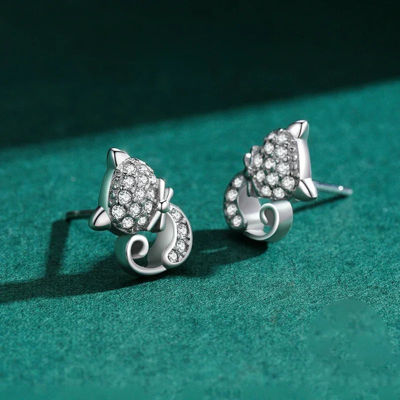Feline Fantasy Studs - TM & Co. Jewels
