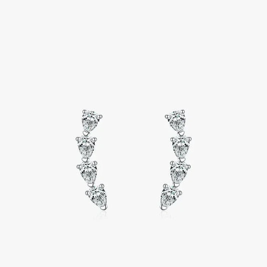 Dazzling CZ Water Drop Earrings - TM & Co. Jewels
