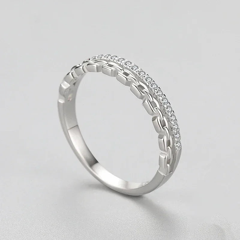 Shine Loop Sterling Band - TM & Co. Jewels