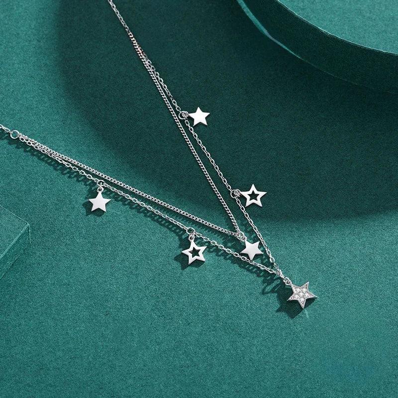 Celestial Layer Star Necklace - TM & Co. Jewels