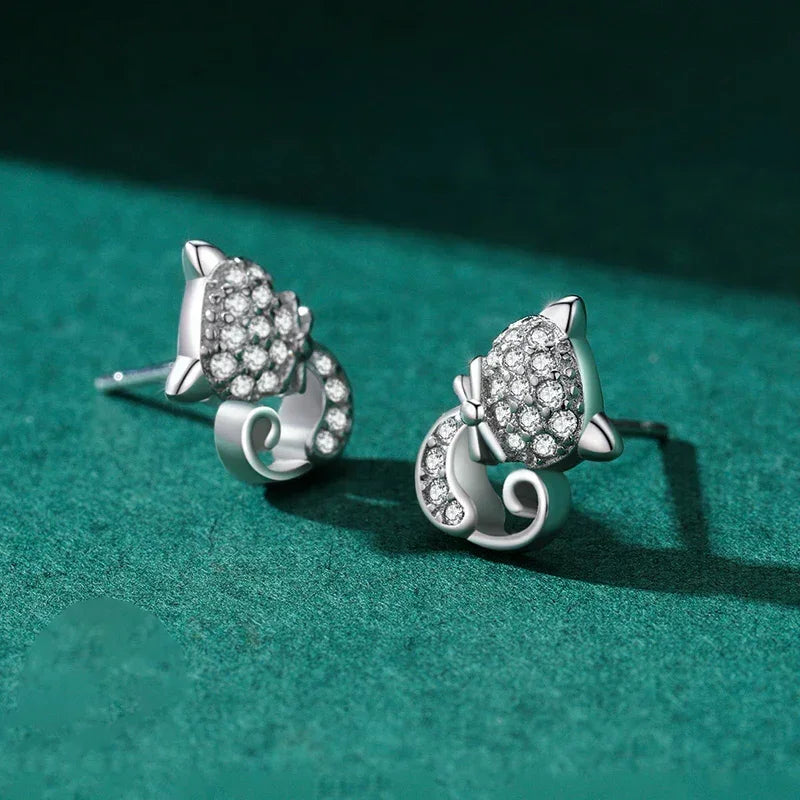 Feline Fantasy Studs - TM & Co. Jewels