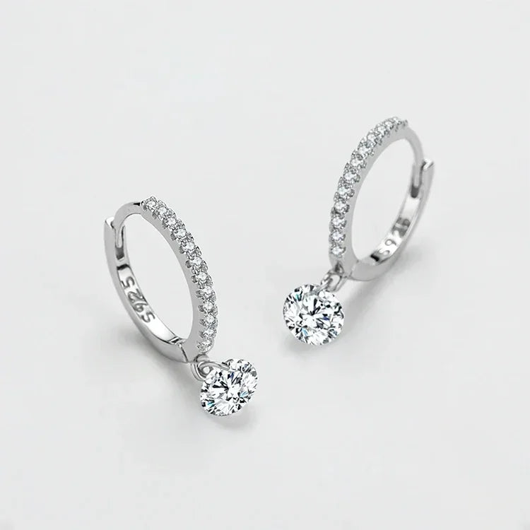 Sparkle Halo Hoops Earrings - TM & Co. Jewels