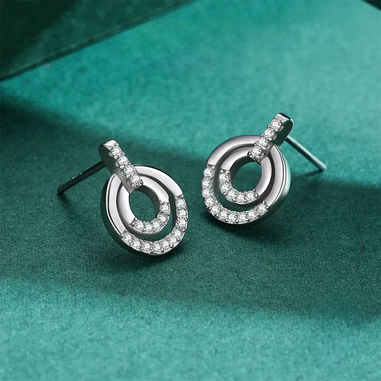 Eternal Sparkle Round Earrings - TM & Co. Jewels