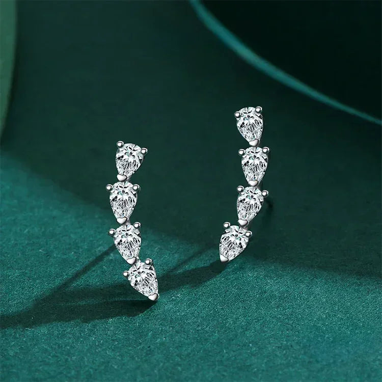 Dazzling CZ Water Drop Earrings - TM & Co. Jewels