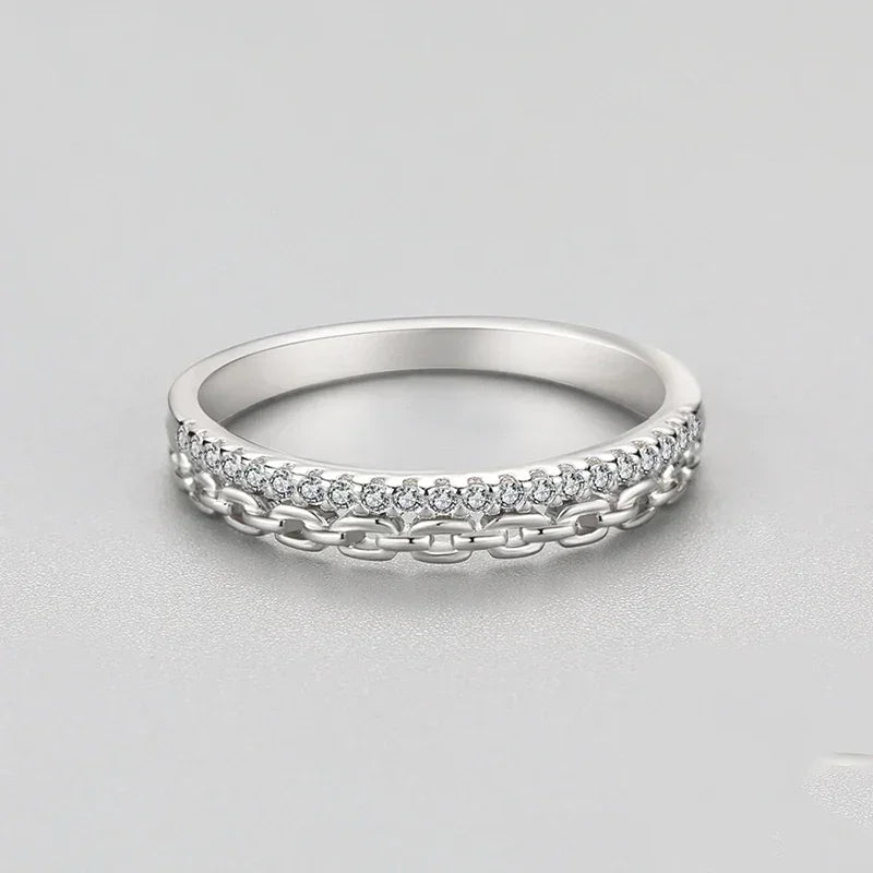Shine Loop Sterling Band - TM & Co. Jewels