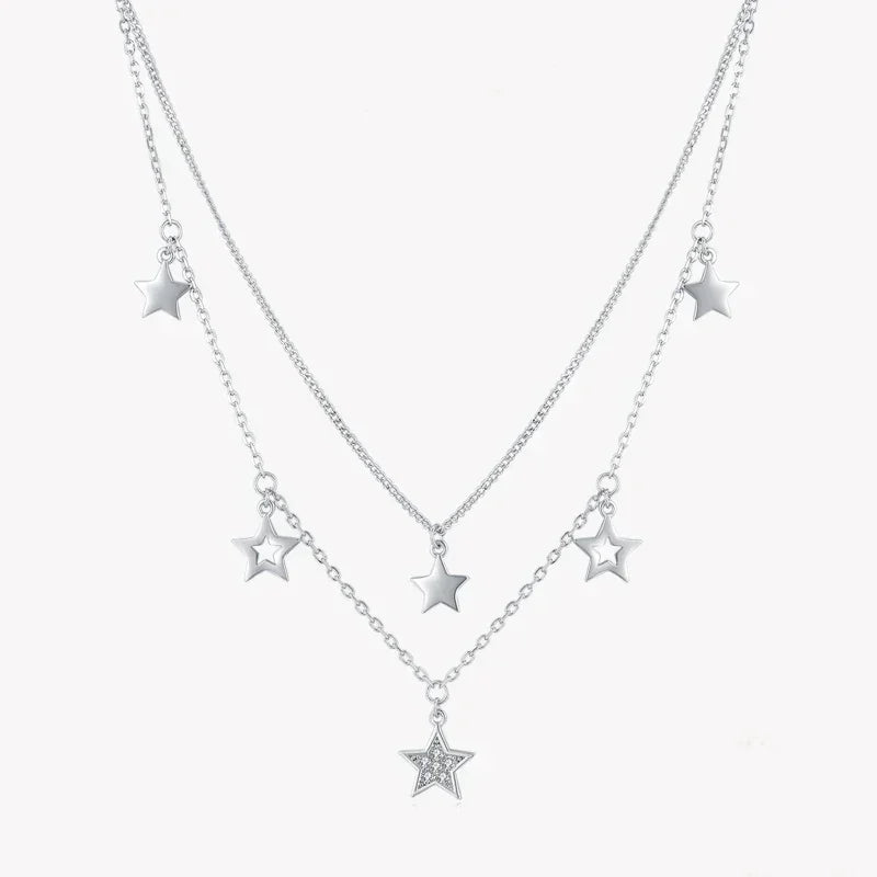 Celestial Layer Star Necklace - TM & Co. Jewels