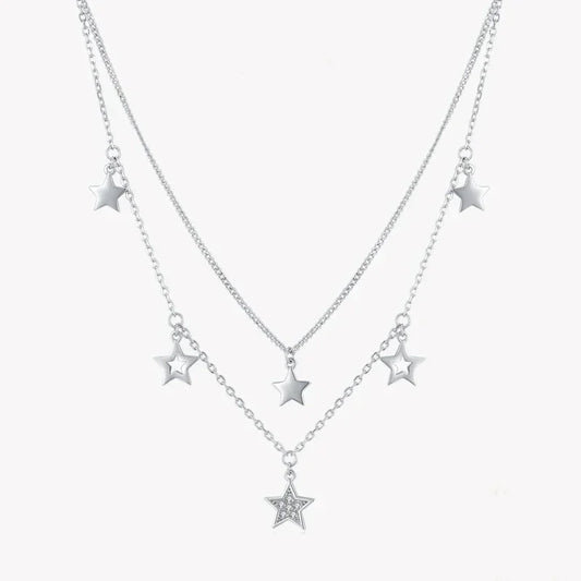 Celestial Layer Star Necklace - TM & Co. Jewels