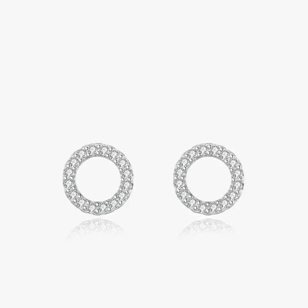 Classic Clear Spark Studs - TM & Co. Jewels