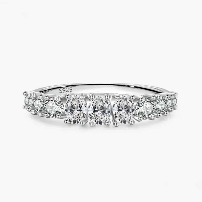 Emerald Glow Sterling Silver Ring - TM & Co. Jewels