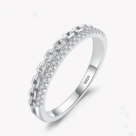 Shine Loop Sterling Band - TM & Co. Jewels