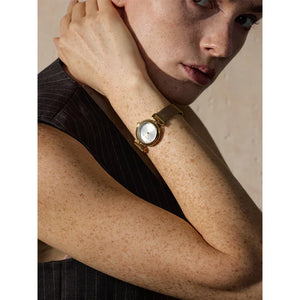 Refined Steel Gold Watch - TM & CO. JEWELS 