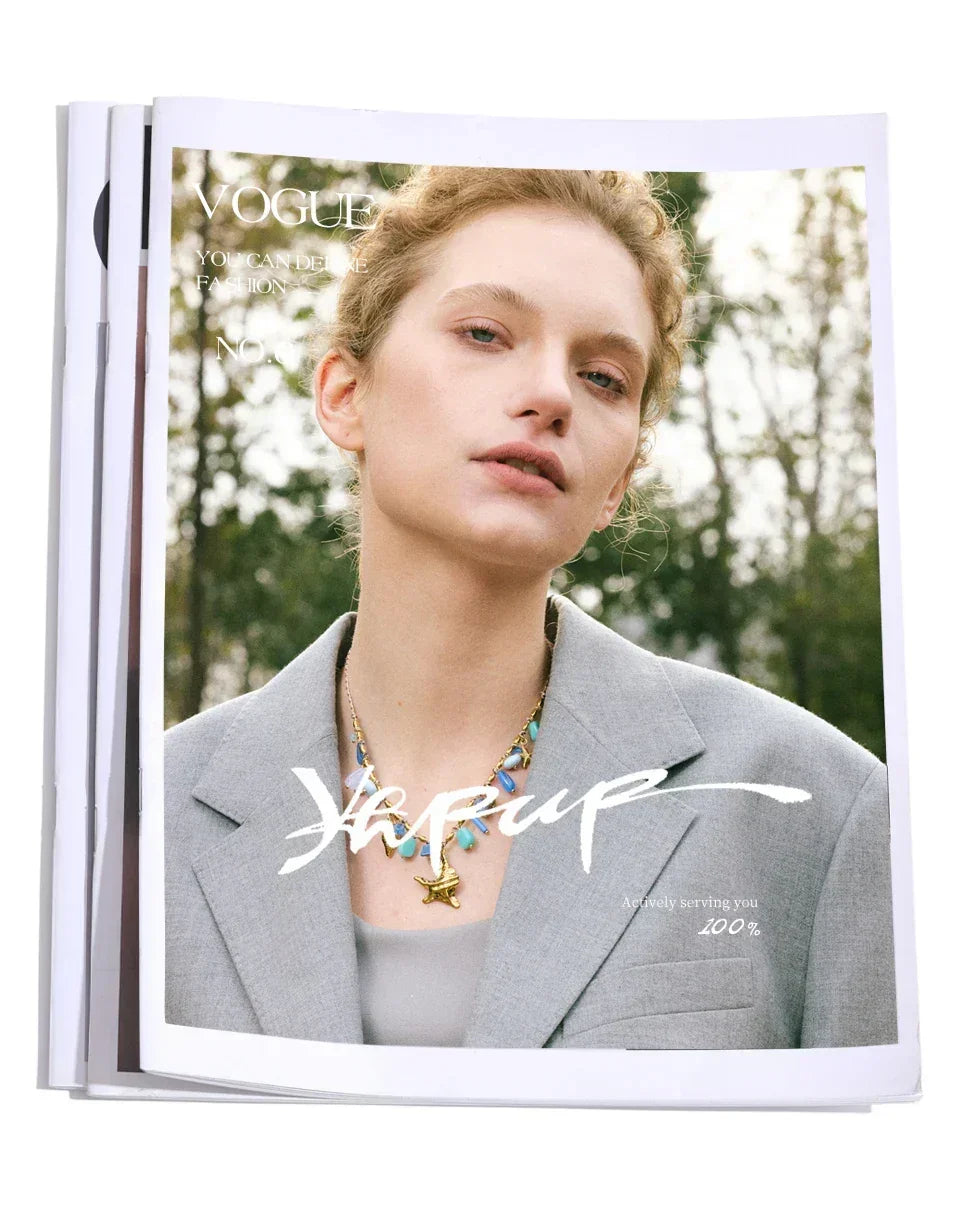 Starfish Kisses Charm Necklace