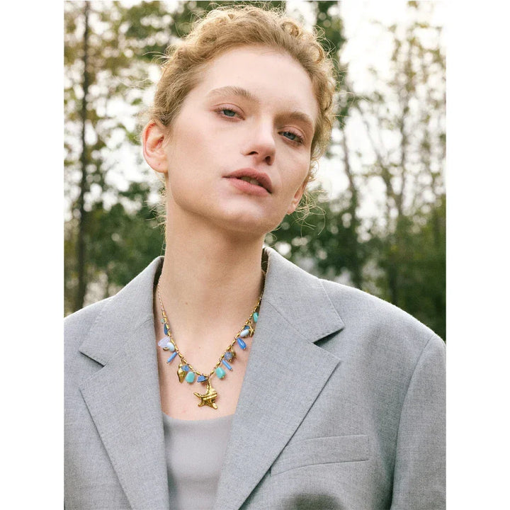 Starfish Kisses Charm Necklace