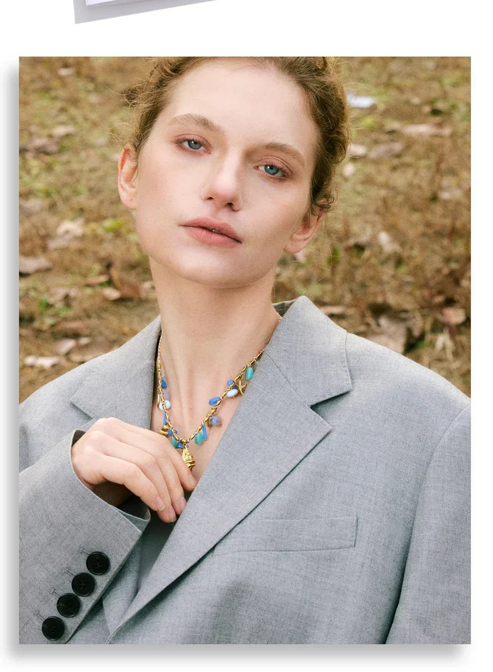 Starfish Kisses Charm Necklace