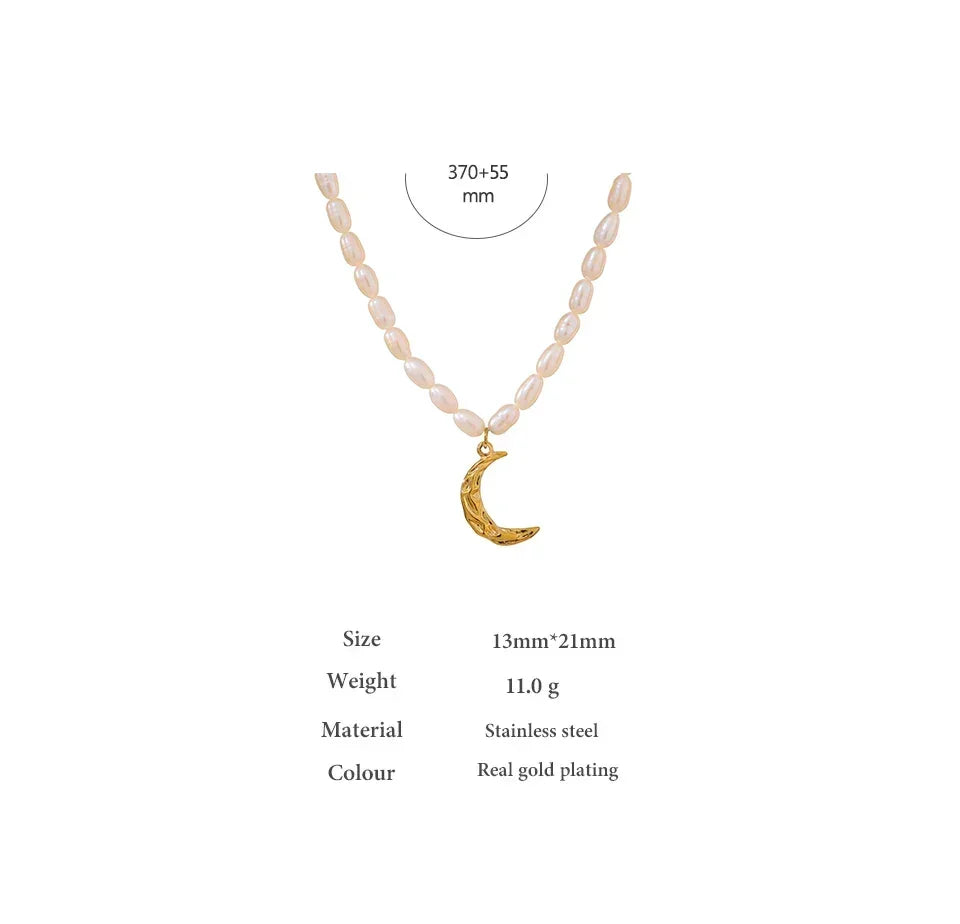 Lunar Pearl Choker