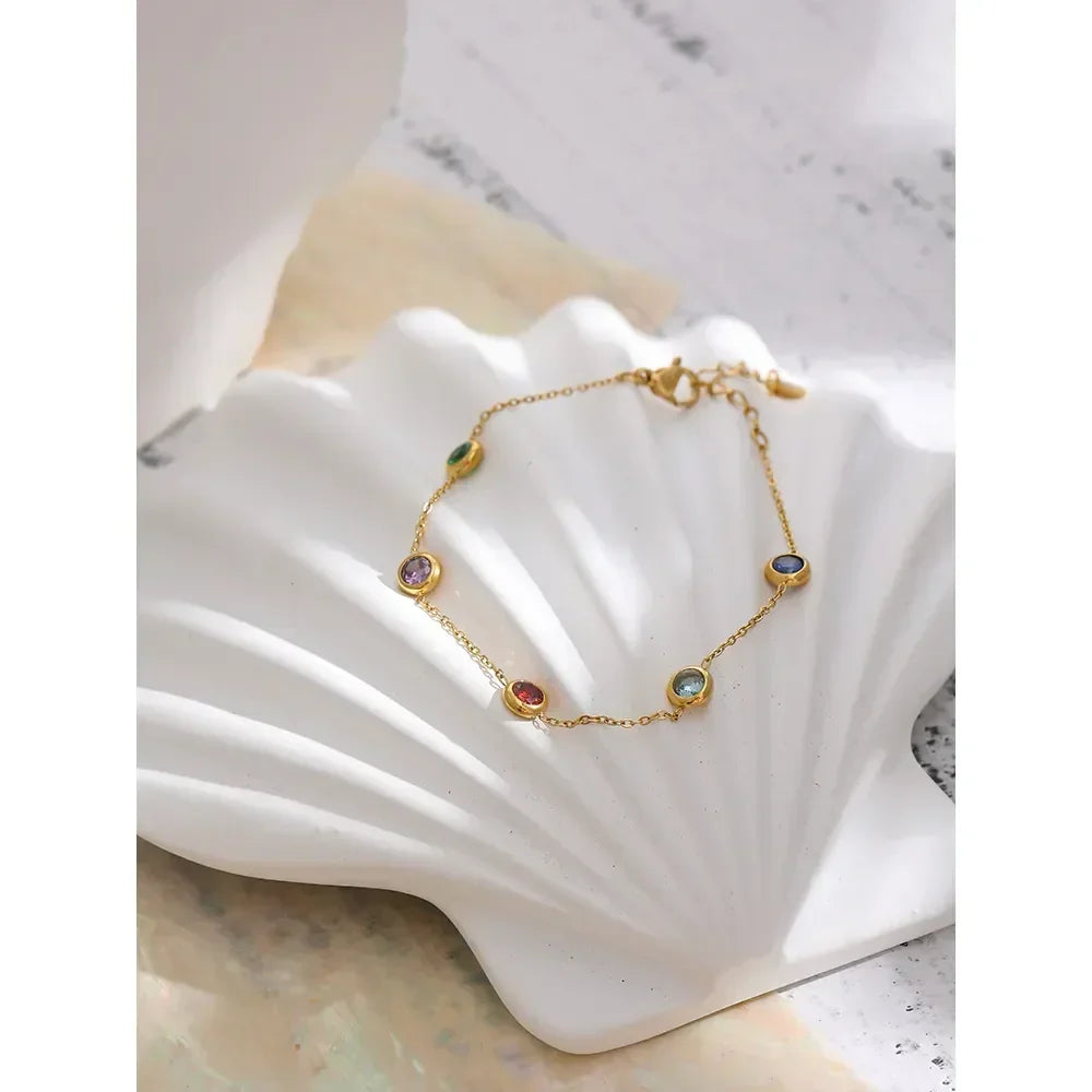 Sophia's Spectrum Charm Bracelet - TM & Co. Jewels