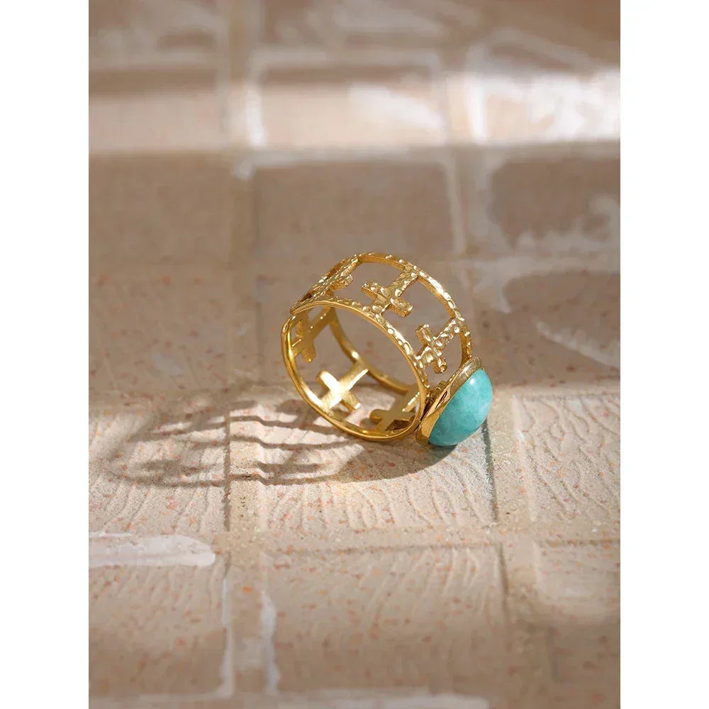 BlueBreeze Metal Ring - TM & Co. Jewels