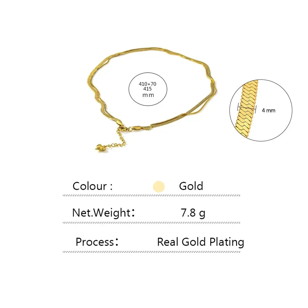 Luxe Craft Serpent Chain Necklace - TM & Co. Jewels