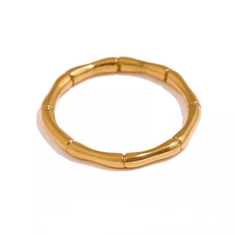 Golden Bamboo Harmony Ring - TM & Co. Jewels
