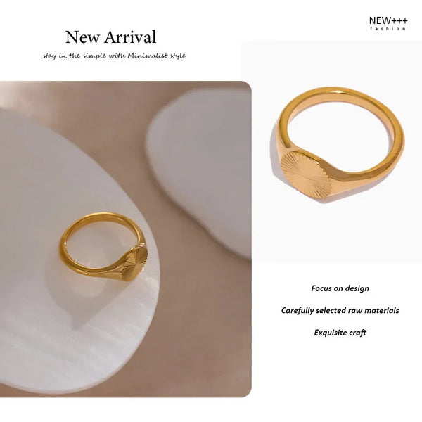 Golden Zenith Ring - TM & CO. JEWELS 