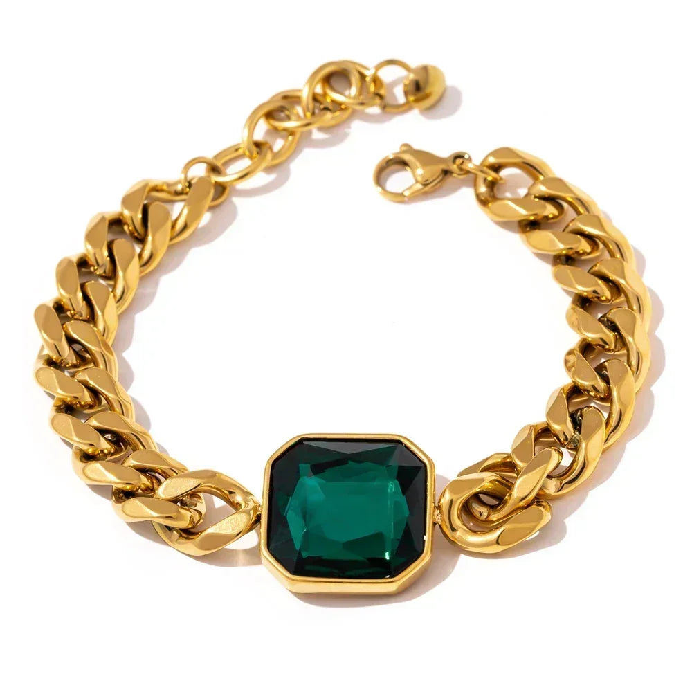 Cherry Charisma Gold Chain Bangle - TM & Co. Jewels