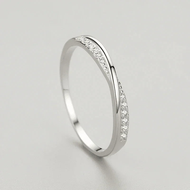 Graceful Twist Sterling Ring - TM & Co. Jewels