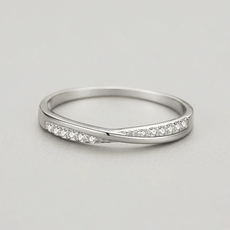 Graceful Twist Sterling Ring - TM & Co. Jewels