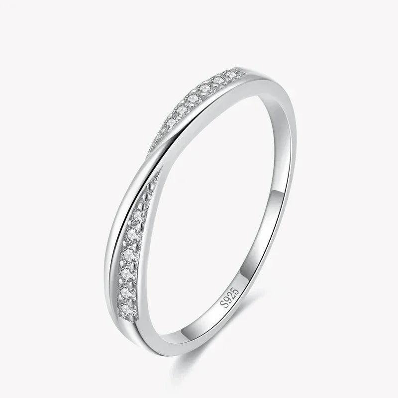 Graceful Twist Sterling Ring - TM & Co. Jewels