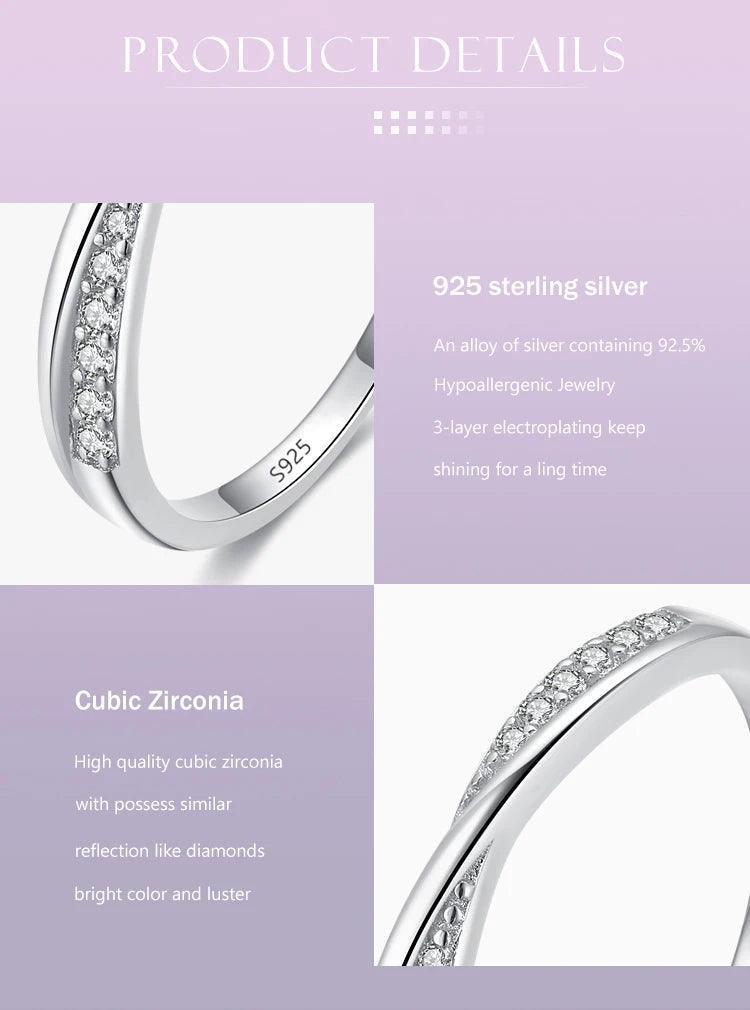 Graceful Twist Sterling Ring - TM & Co. Jewels