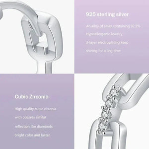 Chic Link Shine Earrings - TM & Co. Jewels