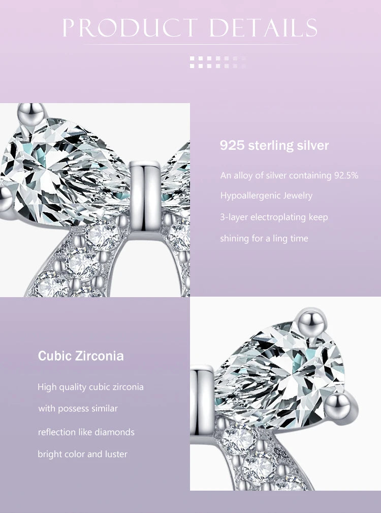 Boucles d'oreilles Élégance enveloppée d'amour