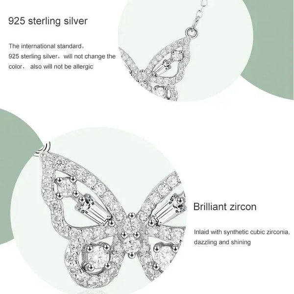 Butterfly Bliss Necklace - TM & CO. JEWELS 