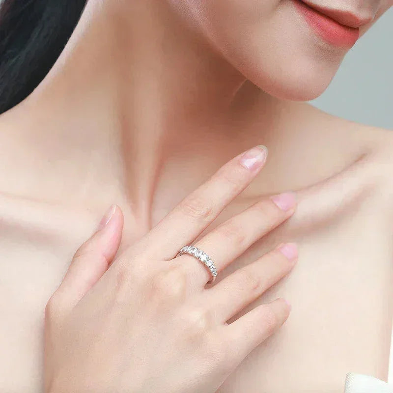 Emerald Glow Sterling Silver Ring - TM & Co. Jewels