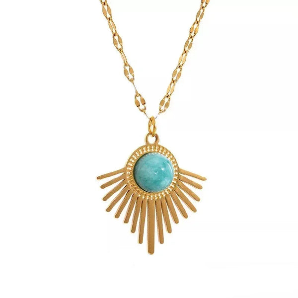 Stone Symphony Geometric Pendant - TM & Co. Jewels