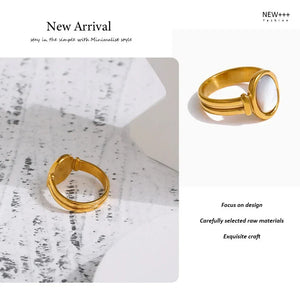 Sunlit Pearl Ring