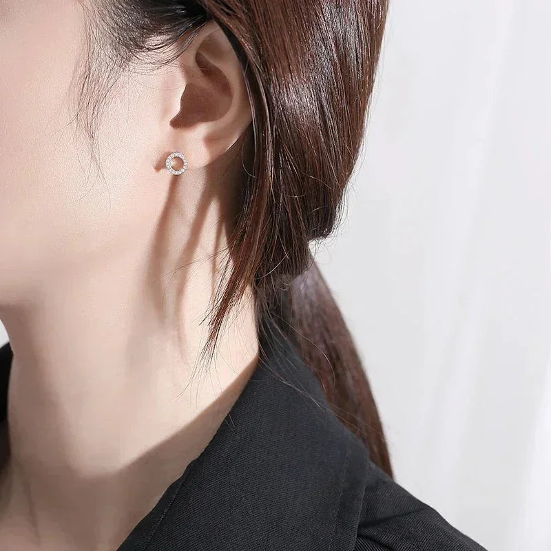 Classic Clear Spark Studs - TM & Co. Jewels