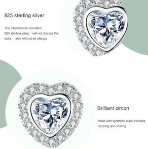 Heart's Desire Sparkle Earrings - TM & CO. JEWELS 