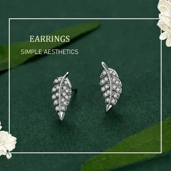 Isabella's Feather Glow Earrings - TM & Co. Jewels