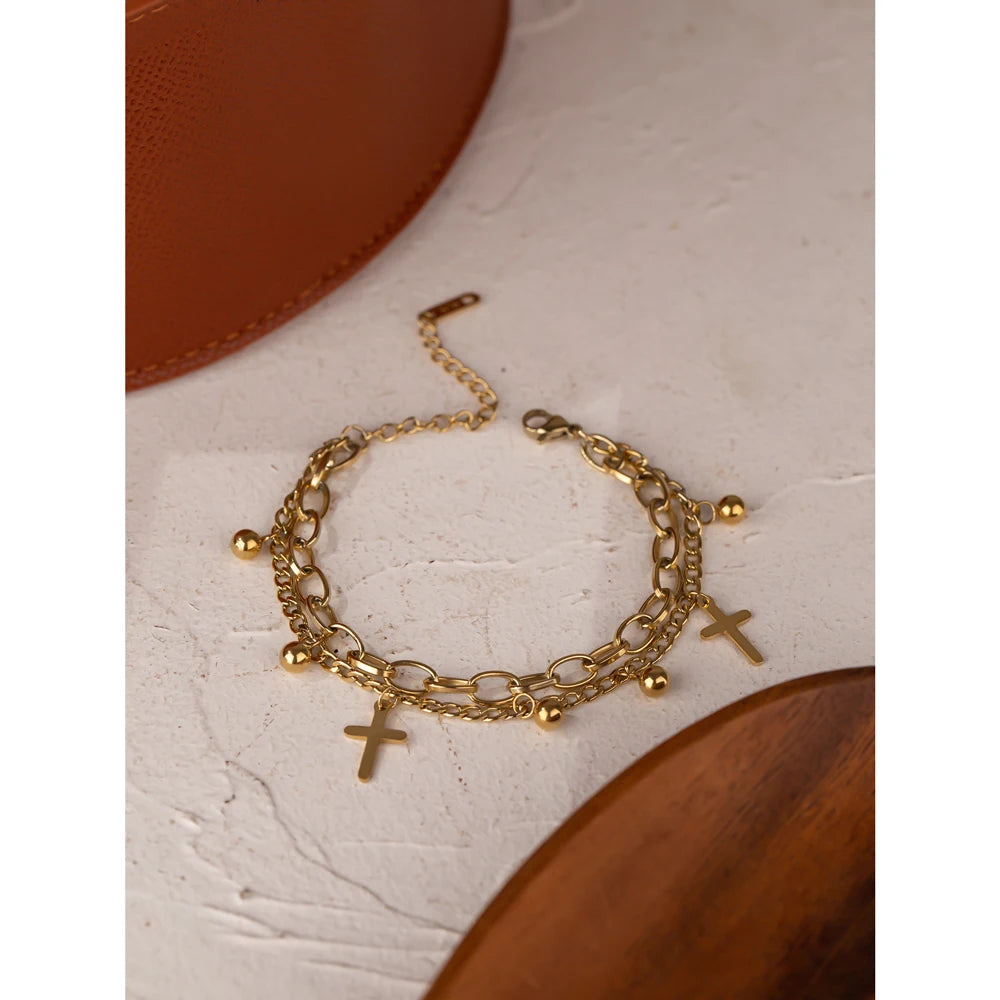Bracelet Croix Harmonie Divine