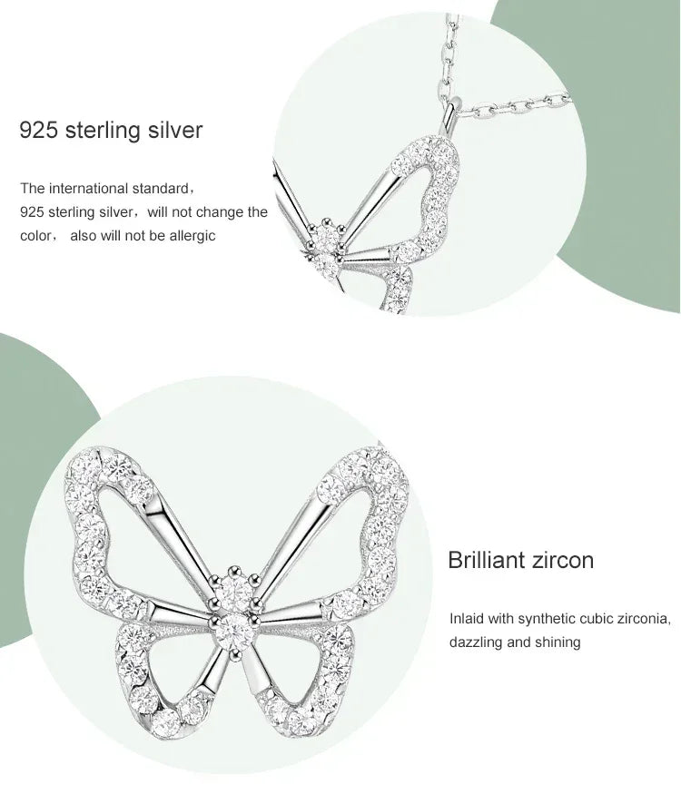 Butterfly Elegance Necklace - TM & Co. Jewels