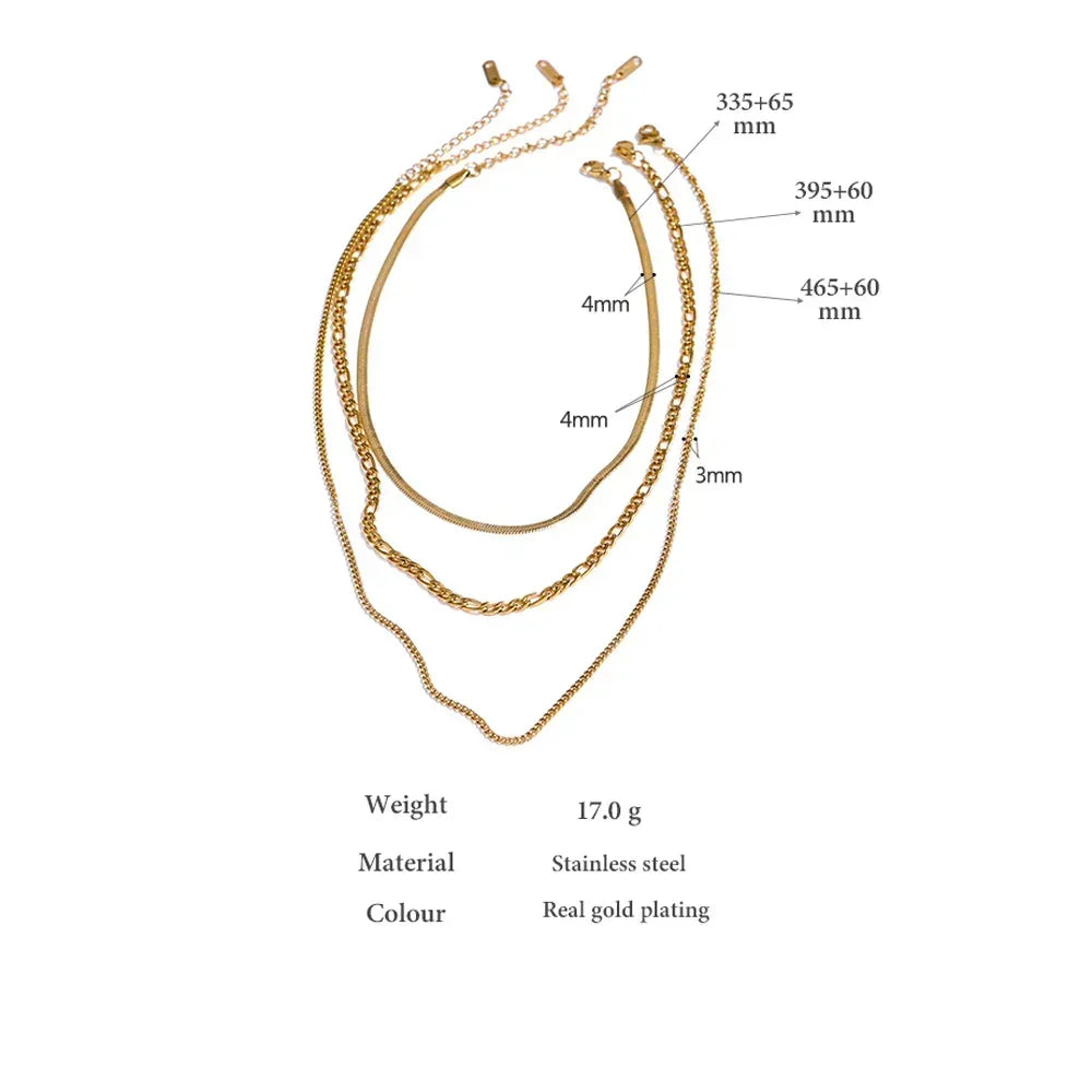 Golden Harmony Layered Necklace - TM & Co. Jewels