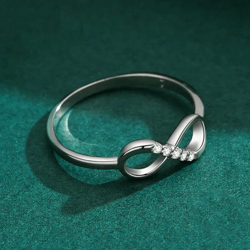 Eternity's Embrace Sterling Silver Ring - TM & Co. Jewels