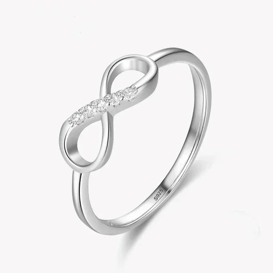 Eternity's Embrace Sterling Silver Ring - TM & Co. Jewels