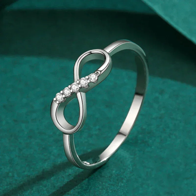 Eternity's Embrace Sterling Silver Ring - TM & Co. Jewels