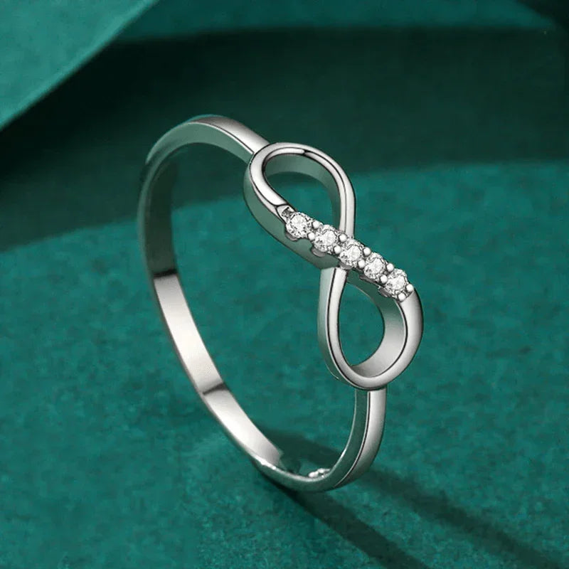Eternity's Embrace Sterling Silver Ring - TM & Co. Jewels