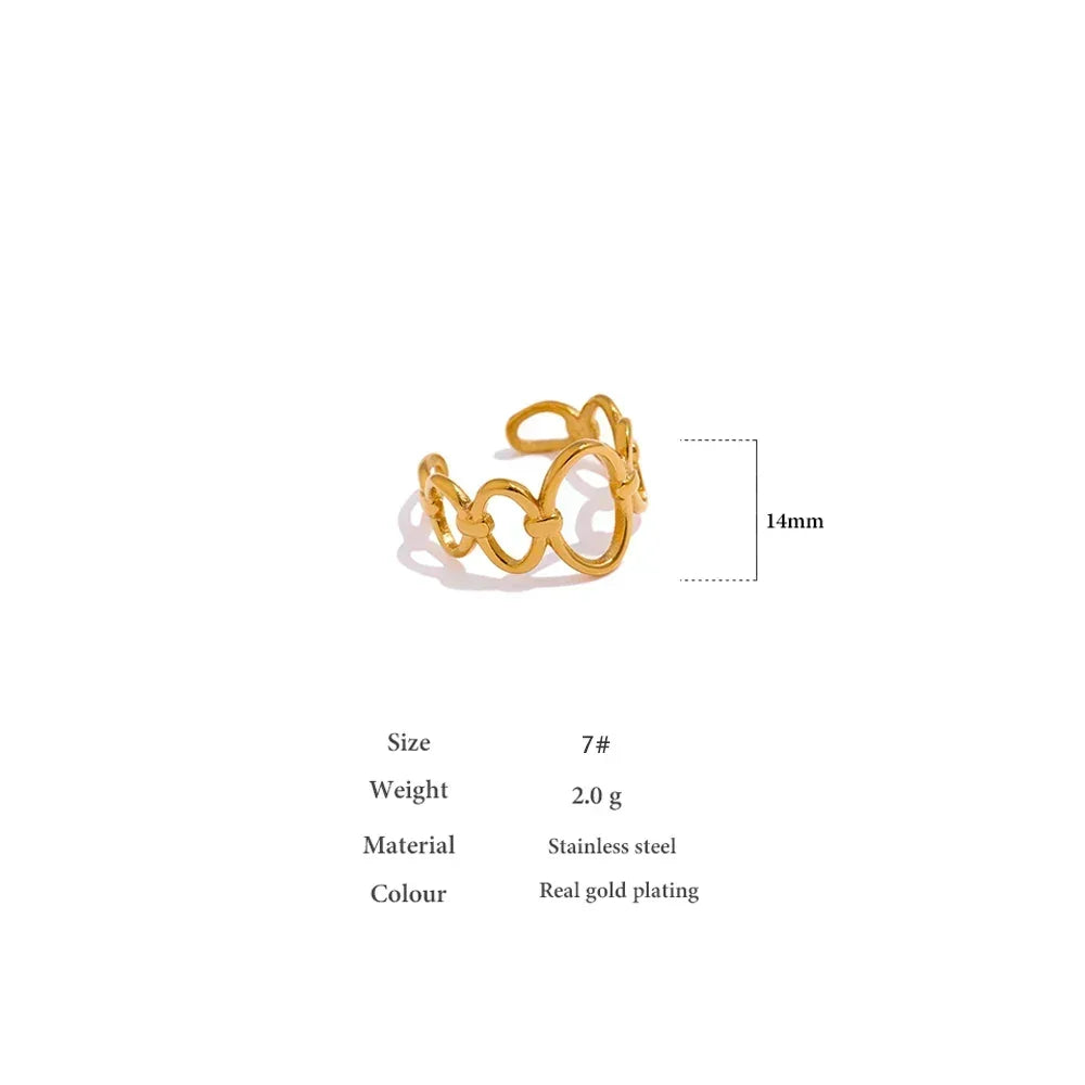 Golden Key Chain Ring - TM & Co. Jewels